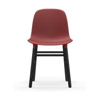 Normann Copenhagen Form Chair eetkamerstoel zwart eiken Red - thumbnail