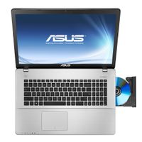 ASUS X750JB-TY029H notebook 43,9 cm (17.3") HD+ Vierde generatie Intel® Core™ i7 8 GB DDR3L-SDRAM 1000 GB HDD NVIDIA® GeForce® GT 740M Windows 8 Zwart, Zilver - thumbnail