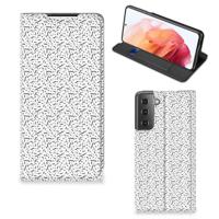 Samsung Galaxy S21 | Hoesje met Magneet | Stripes Dots