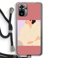 Cosy: Xiaomi Redmi Note 10S Transparant Hoesje met koord