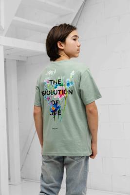 Ballin Amsterdam Natural Flow T-shirt Kids Groen - Maat 152 - Kleur: Groen | Soccerfanshop