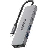 Sitecom 5 in 1 USB-C Power Delivery Multiport Adapter