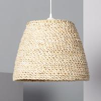 Hanglamp &apos;Bonny&apos; gevlochten rotan E27 fitting modern 420mm