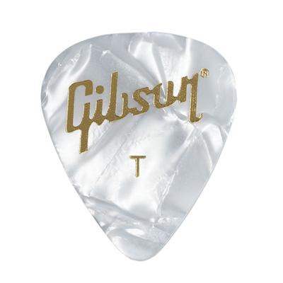 Gibson Celluloid Parelmoer Thin Plectrum - Per Stuk Gibson Celluloid Parelmoer Thin Plectrum - Per Stuk