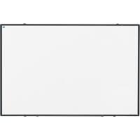 Smit Visual Softline whiteboard, gelakt staal, magnetisch, zwart profiel, 90 x 60 cm