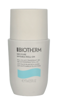 Biotherm Deo Pure Invisible 48H Roll-On 75ml Deodorant