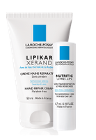 La Roche-Posay Combiset Nutritic Lippenbalsem & Lipikar Xerand Handcrème