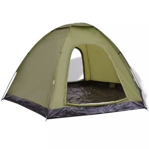 Tent 6 personen groen