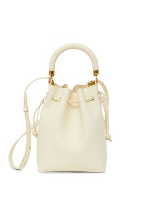 Mansur Gavriel sac seau Movimento en cuir - Blanc