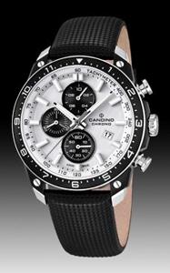 Horlogeband Candino C4520.1 Leder Zwart