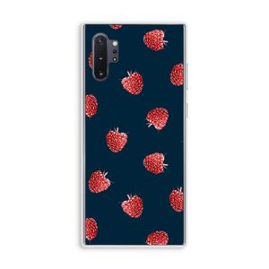Framboosjes: Samsung Galaxy Note 10 Plus Transparant Hoesje