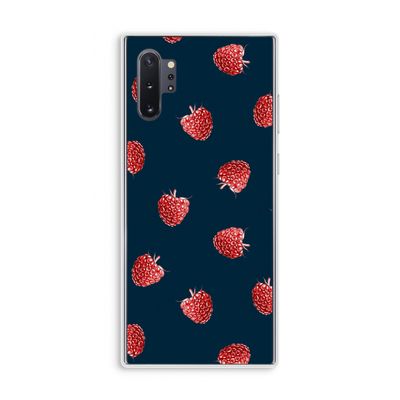 Framboosjes: Samsung Galaxy Note 10 Plus Transparant Hoesje