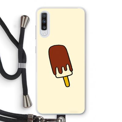 Frisco: Samsung Galaxy A70 Transparant Hoesje met koord