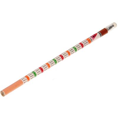 Lg-imports Potlood Rekentafels Junior 19 Cm Hout Oranje