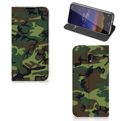 Nokia 2.2 | Hoesje met Magneet | Army Dark