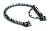 Stormketting met veer zwaar RVS
