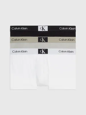 Calvin Klein 3-Pack Low Rise Trunks - Microfiber CK96 - Heren hipster - Laag model heren onderbroek microfiber