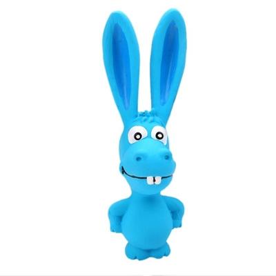 5 stuks PT027 honden puppy schreeuwen rubber Toy squeaker Chew training producten (blauw)