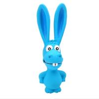 5 stuks PT027 honden puppy schreeuwen rubber Toy squeaker Chew training producten (blauw)