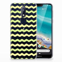 Nokia 7.1 TPU bumper Waves Yellow