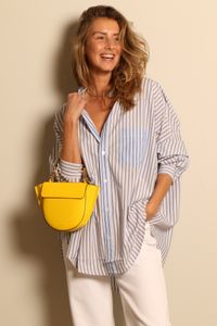 Blanca Blanca - blouse - Mia Shirt - marigold/blue