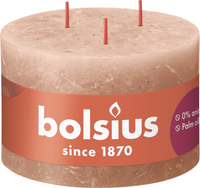 Rustiek kaars 90/140 3 lonten Creamy Caramel - Bolsius