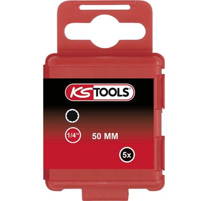 KS Tools 911.2714 XZN-bit M8 Speciaal staal E 6.3 5 stuk(s)