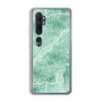 Groen marmer: Xiaomi Mi Note 10 Transparant Hoesje