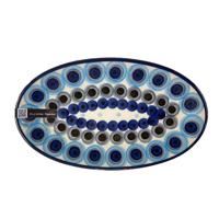 Dish Oval - Big Dots