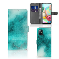 Hoesje Samsung Galaxy A71 Painting Blue