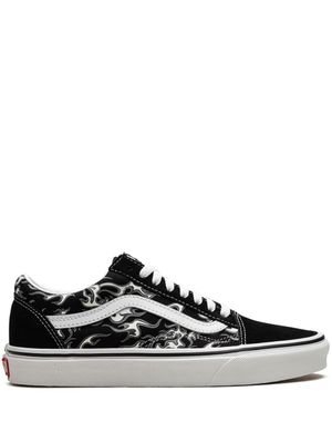 Vans "baskets Old Skool ""Flames"" à imprimé graphique" - Noir