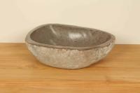Rivierstenen waskom RL040320, 51x40x14 cm