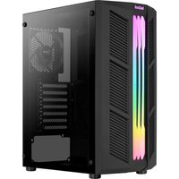 Aerocool Prime v1 tower behuizing 2x USB-A 3.2 (5 Gbit/s), 2x Audio, Window-kit