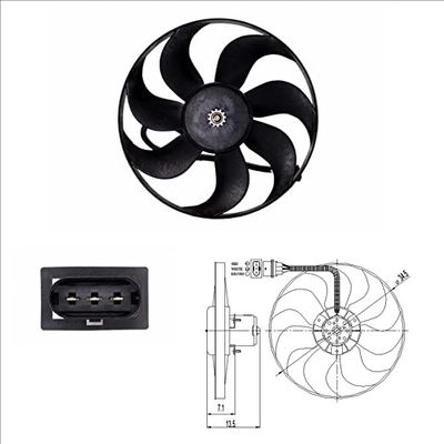 Koelventilator 47397
