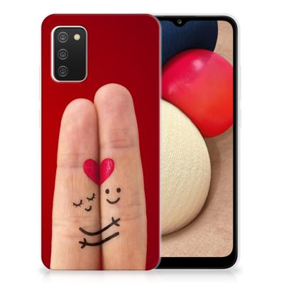 Samsung Galaxy A02s | Sillicone Back Cover | Liefde - Origineel Romantisch Cadeau