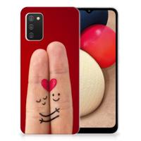 Samsung Galaxy A02s | Sillicone Back Cover | Liefde - Origineel Romantisch Cadeau
