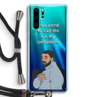 Hotline bling: Huawei P30 Pro Transparant Hoesje met koord