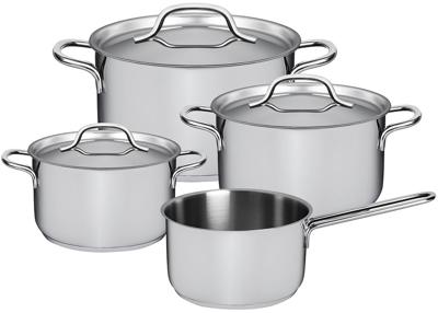 Sola Pannenset Mirage - RVS - Kookpan ø 16, 18, 20 cm & Steelpan ø 16 cm - Inductie geschikt - 4 Delig