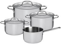Sola Pannenset Mirage - RVS - Kookpan ø 16, 18, 20 cm & Steelpan ø 16 cm - Inductie geschikt - 4 Delig