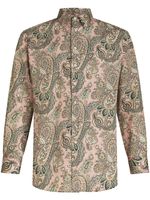 ETRO chemise en coton à imprimé cachemire - Tons neutres