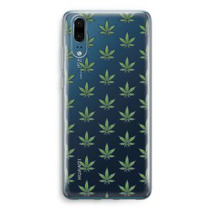 Weed: Huawei P20 Transparant Hoesje