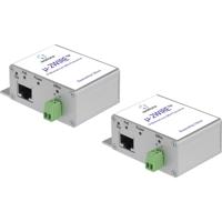 Renkforce RF-3684874 Netwerkuitbreiding 2-draads Reikwijdte (max.): 300 m 2 stuk(s) 200 MBit/s Met PoE-functie