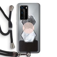 Creatieve toets: Huawei P40 Pro Transparant Hoesje met koord