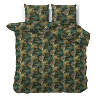 Dekbedovertrek Golden Tiger - Lits-Jumeaux (240x220 cm) - Groen Polyester-katoen - Dessin: - Sleeptime Classy - Dekbed-Discounter.nl