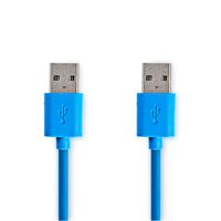 Nedis USB-Kabel | USB-A Male | USB-A Male | 5 Gbps | 1 m | Blauw | 1 stuks - CCGP61000BU10 CCGP61000BU10 Nedis USB-Kabel | USB-A Male | USB-A Male | 5 Gbps | 1 m | Blauw | 1 stuks - CCGP61000BU10 CCGP61000BU10