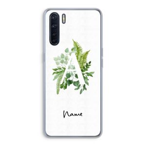 Green Brush: Oppo A91 Transparant Hoesje