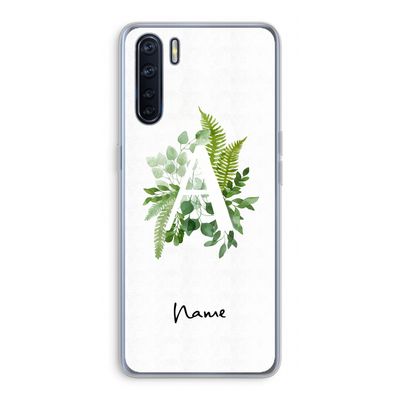Green Brush: Oppo A91 Transparant Hoesje