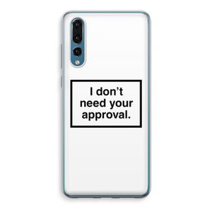 Don't need approval: Huawei P20 Pro Transparant Hoesje