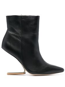 Cult Gaia bottines Kenna en cuir - Noir