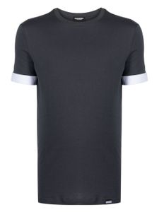 DSQUARED2 t-shirt en jersey à logo appliqué - Gris